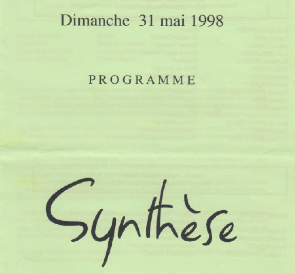 Festival Internacional Synthèse’98