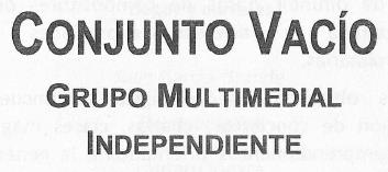 Concierto de la agrupación “Conjunto Vacío”